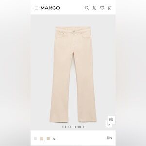 Mango Ecru Sienna Jeans